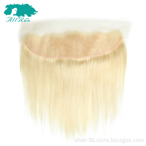 wholesale 613hair blonde closure piece lace frontal 613 straight human hair